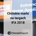 Chińskie marki na targach IFA 2018