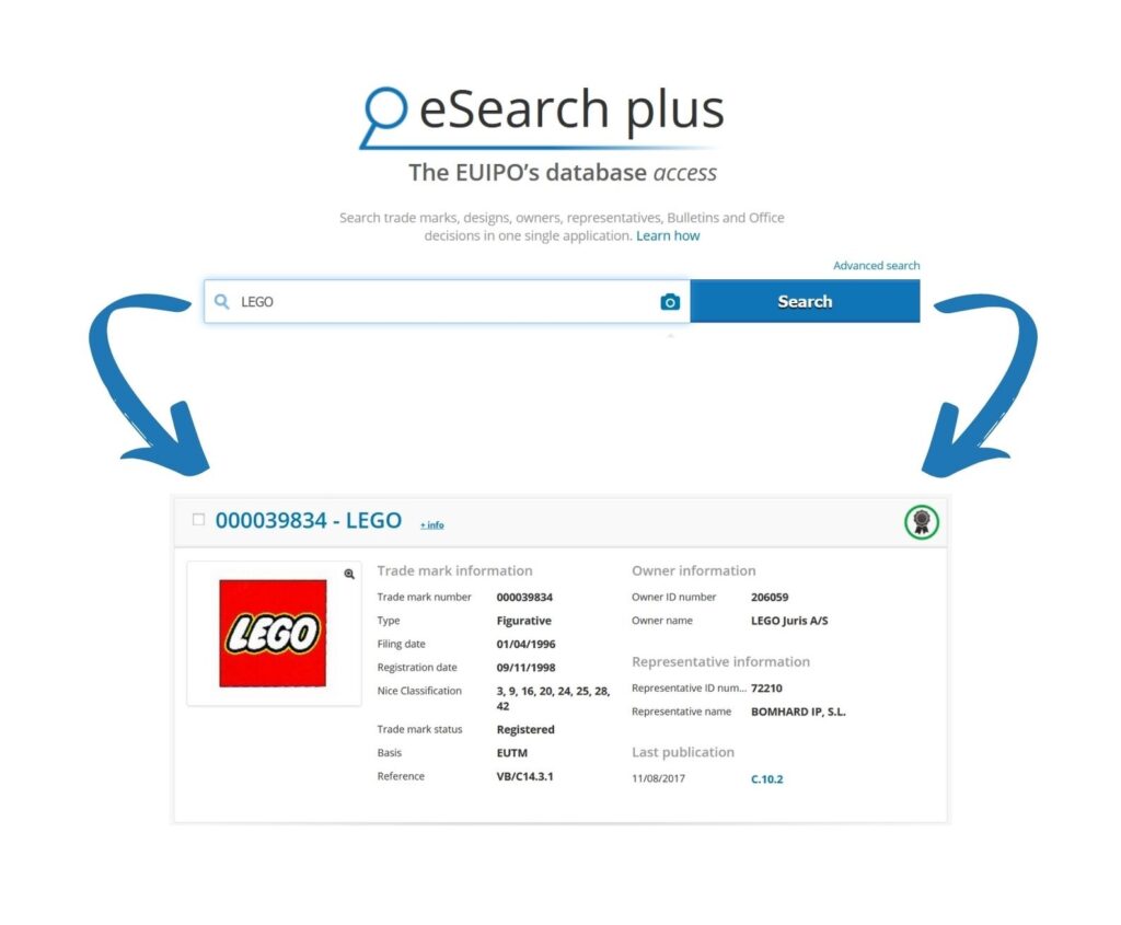 Wyszukiwanie patentu w eSearch Plus