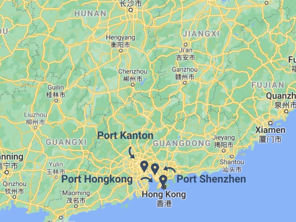 Port w prowincji Guangdong