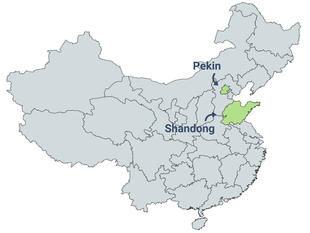 Shandong w Chinach