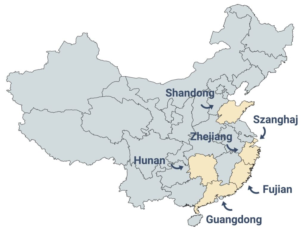 Import papieru z Chin - mapa producentów
