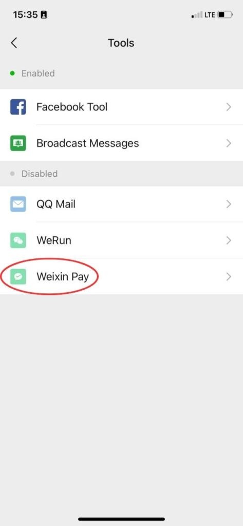 Dodaj kartę w WeChat krok 5